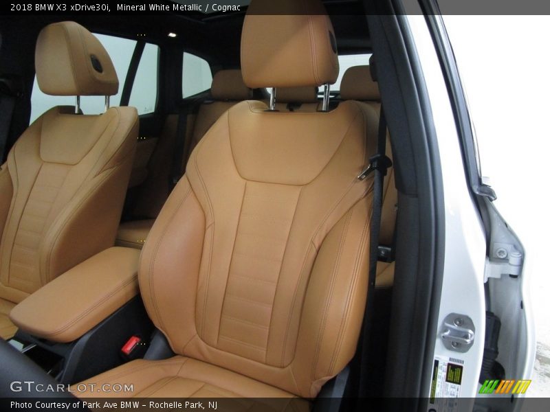 Mineral White Metallic / Cognac 2018 BMW X3 xDrive30i