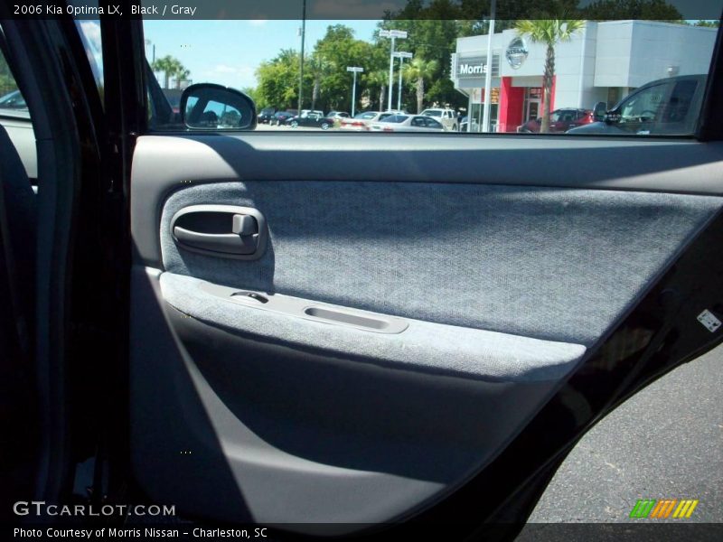 Black / Gray 2006 Kia Optima LX