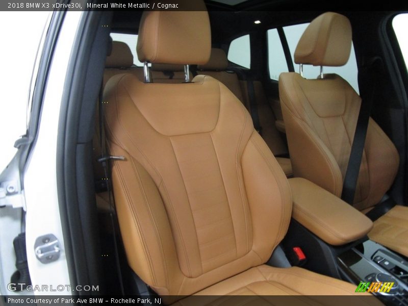 Mineral White Metallic / Cognac 2018 BMW X3 xDrive30i