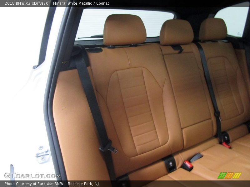 Mineral White Metallic / Cognac 2018 BMW X3 xDrive30i