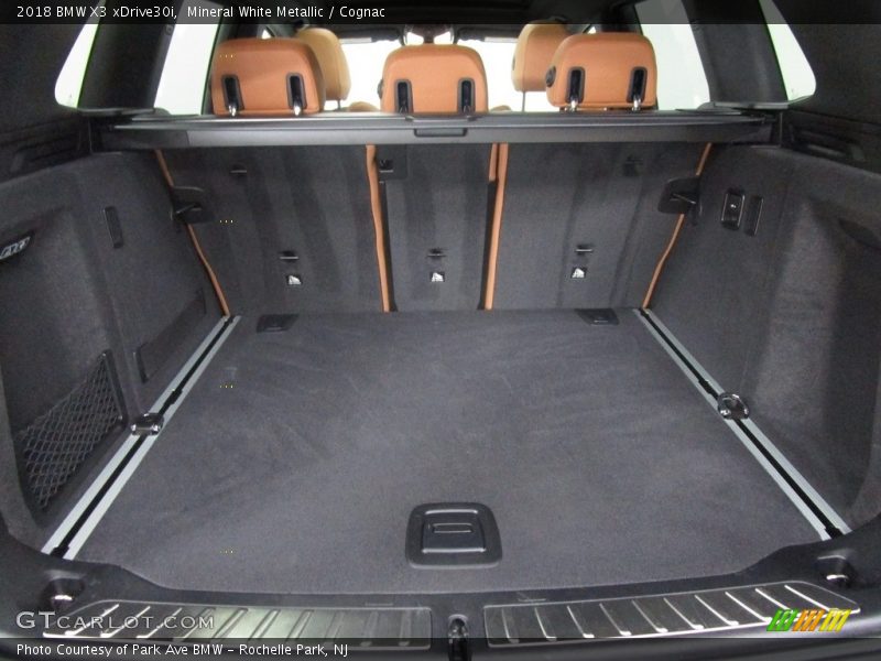 Mineral White Metallic / Cognac 2018 BMW X3 xDrive30i