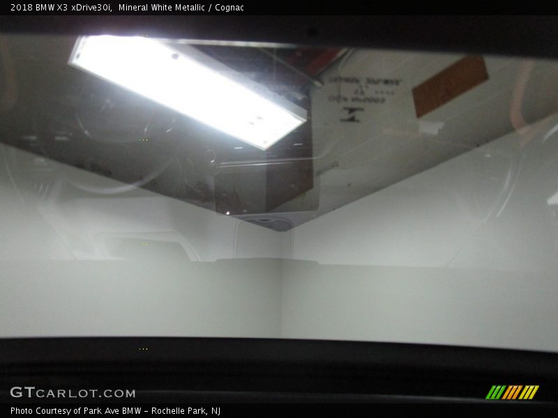 Mineral White Metallic / Cognac 2018 BMW X3 xDrive30i