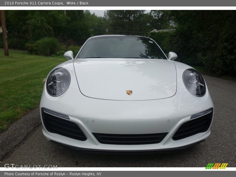 White / Black 2019 Porsche 911 Carrera Coupe