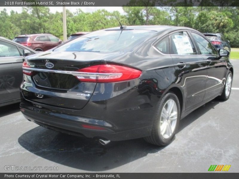 Shadow Black / Ebony 2018 Ford Fusion Hybrid SE