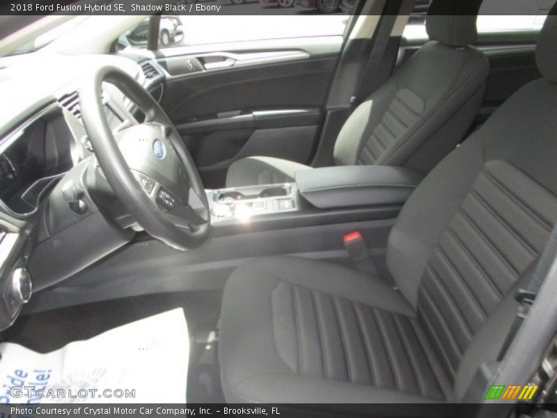 Shadow Black / Ebony 2018 Ford Fusion Hybrid SE