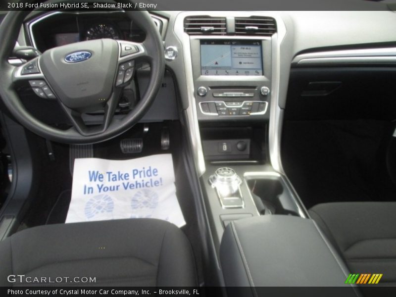 Shadow Black / Ebony 2018 Ford Fusion Hybrid SE