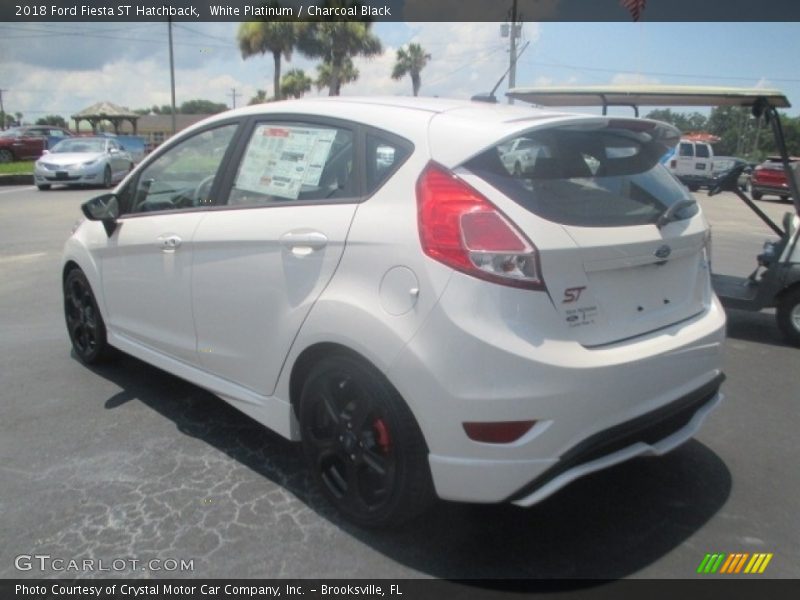 White Platinum / Charcoal Black 2018 Ford Fiesta ST Hatchback