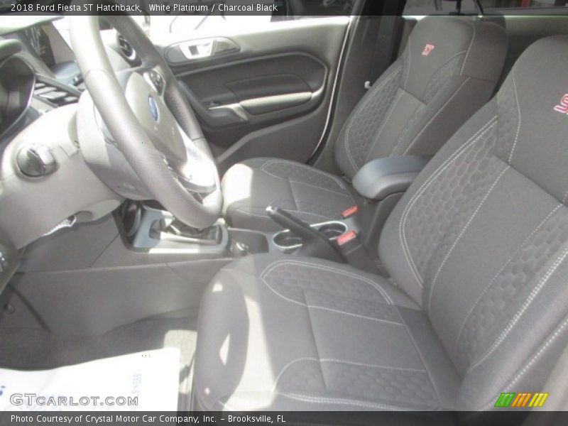 White Platinum / Charcoal Black 2018 Ford Fiesta ST Hatchback