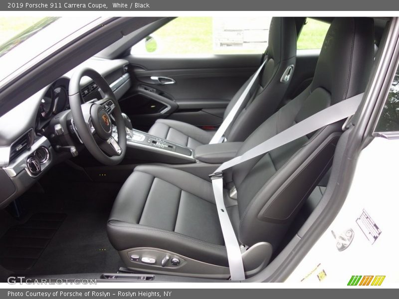 Front Seat of 2019 911 Carrera Coupe