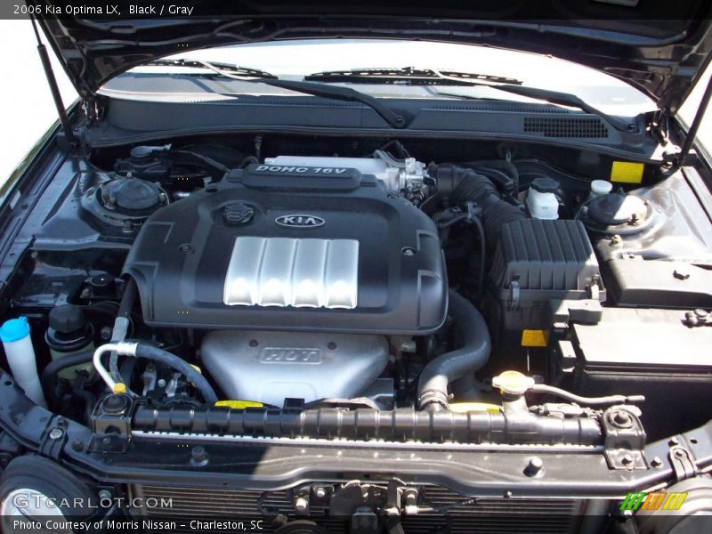 Black / Gray 2006 Kia Optima LX
