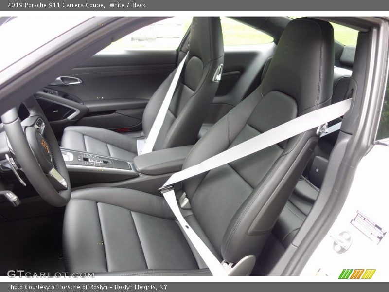 Front Seat of 2019 911 Carrera Coupe