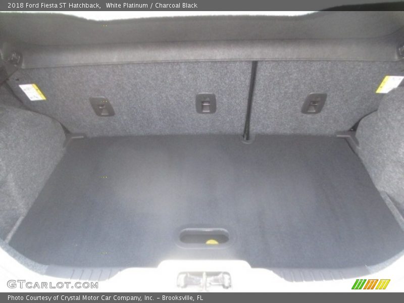 White Platinum / Charcoal Black 2018 Ford Fiesta ST Hatchback