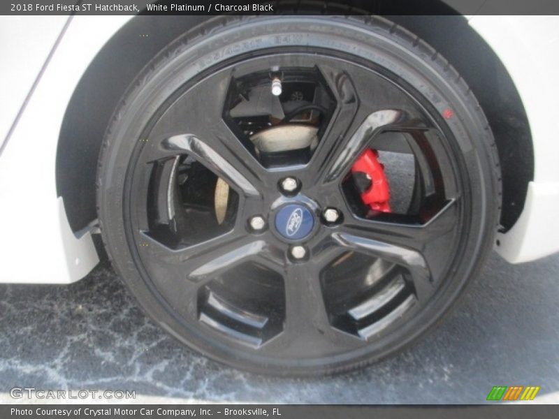 White Platinum / Charcoal Black 2018 Ford Fiesta ST Hatchback