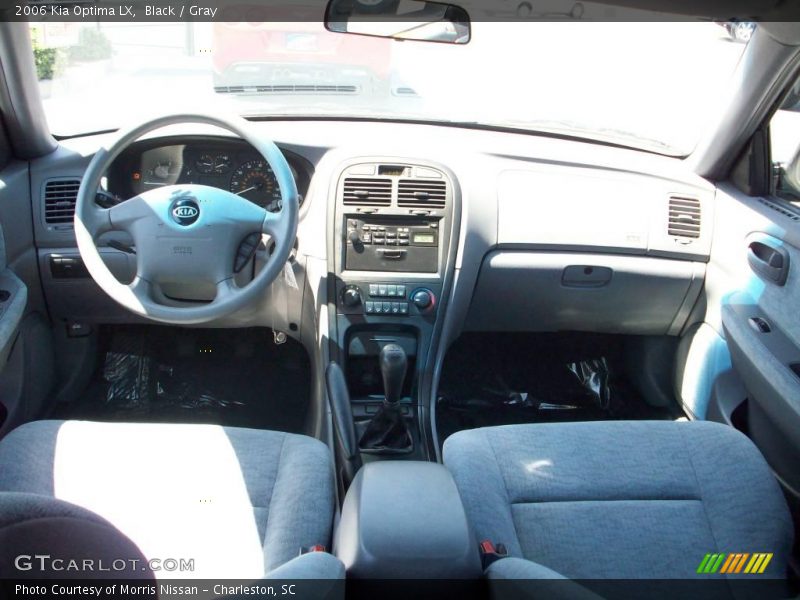 Black / Gray 2006 Kia Optima LX