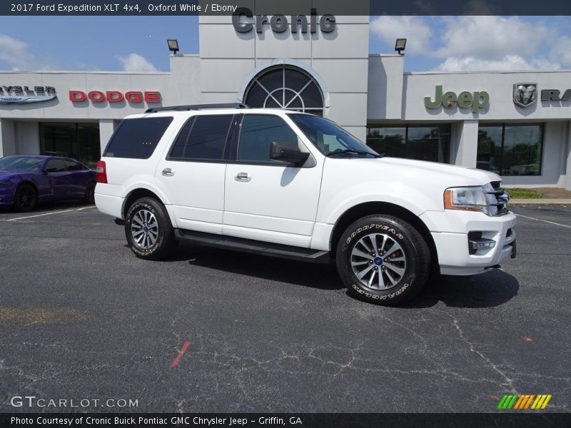 Oxford White / Ebony 2017 Ford Expedition XLT 4x4
