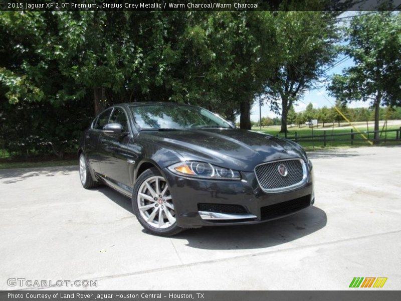Stratus Grey Metallic / Warm Charcoal/Warm Charcoal 2015 Jaguar XF 2.0T Premium