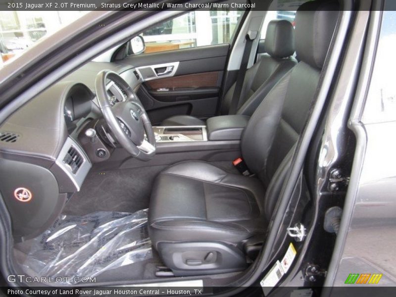 Stratus Grey Metallic / Warm Charcoal/Warm Charcoal 2015 Jaguar XF 2.0T Premium