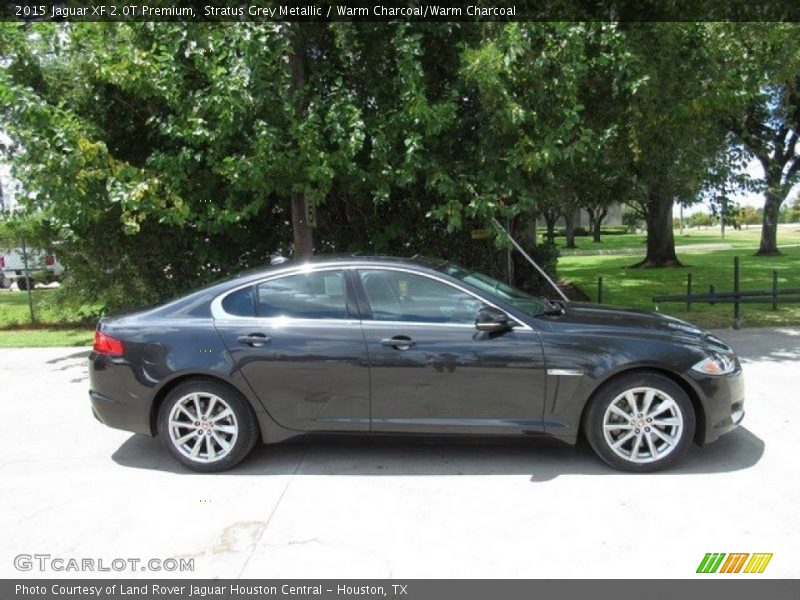 Stratus Grey Metallic / Warm Charcoal/Warm Charcoal 2015 Jaguar XF 2.0T Premium