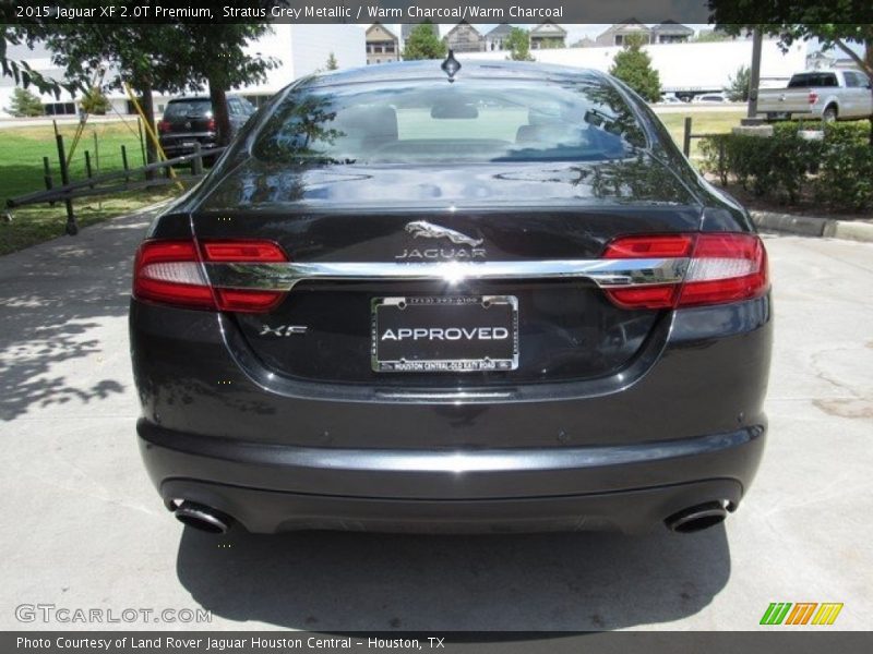 Stratus Grey Metallic / Warm Charcoal/Warm Charcoal 2015 Jaguar XF 2.0T Premium