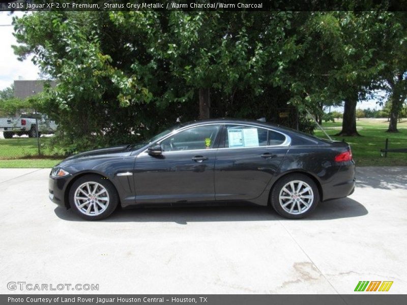 Stratus Grey Metallic / Warm Charcoal/Warm Charcoal 2015 Jaguar XF 2.0T Premium