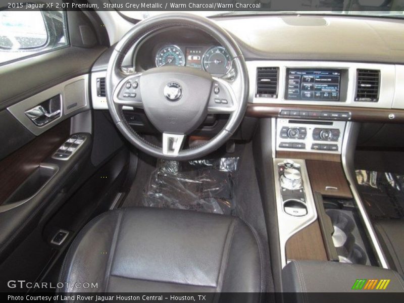 Stratus Grey Metallic / Warm Charcoal/Warm Charcoal 2015 Jaguar XF 2.0T Premium