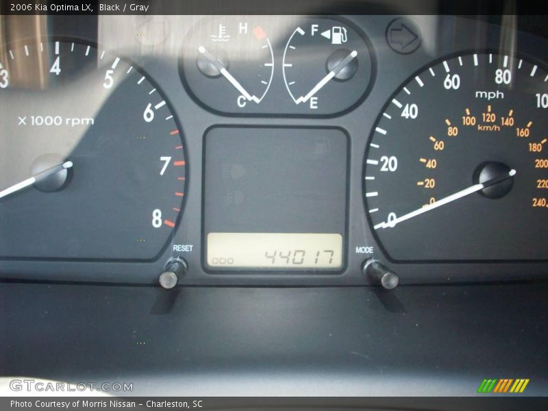 Black / Gray 2006 Kia Optima LX