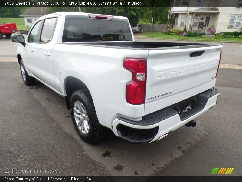 Summit White / Jet Black 2019 Chevrolet Silverado 1500 RST Crew Cab 4WD