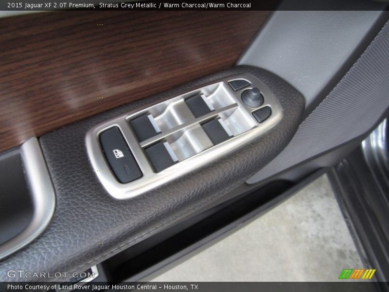Stratus Grey Metallic / Warm Charcoal/Warm Charcoal 2015 Jaguar XF 2.0T Premium