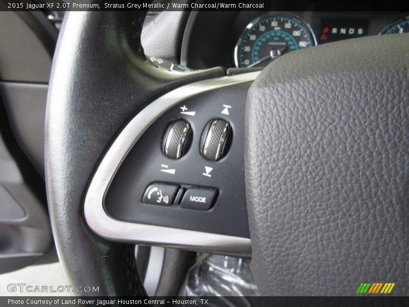 Stratus Grey Metallic / Warm Charcoal/Warm Charcoal 2015 Jaguar XF 2.0T Premium