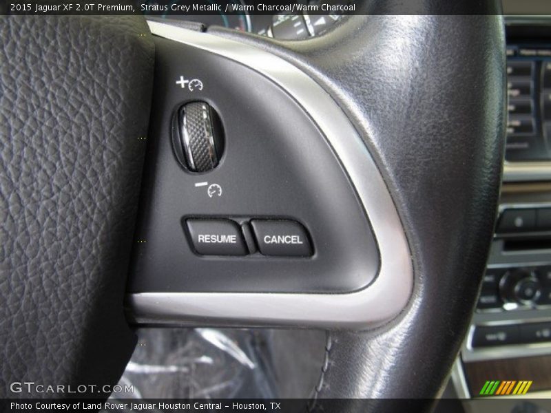 Stratus Grey Metallic / Warm Charcoal/Warm Charcoal 2015 Jaguar XF 2.0T Premium