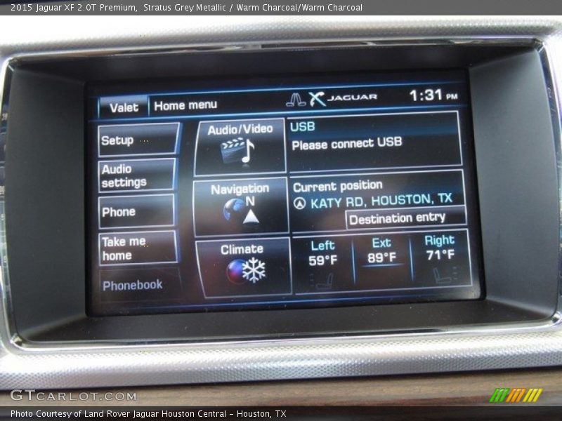 Stratus Grey Metallic / Warm Charcoal/Warm Charcoal 2015 Jaguar XF 2.0T Premium