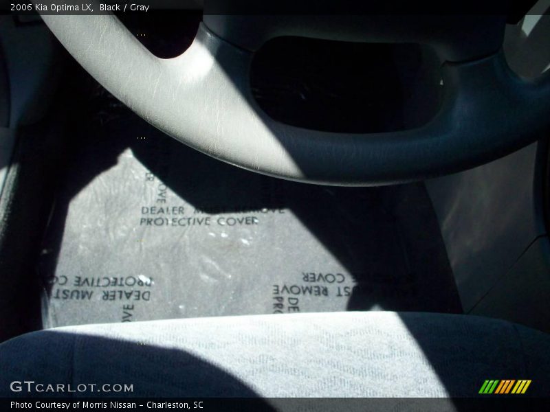 Black / Gray 2006 Kia Optima LX