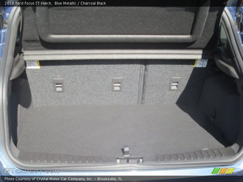 Blue Metallic / Charcoal Black 2018 Ford Focus ST Hatch
