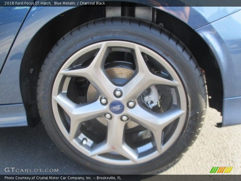 Blue Metallic / Charcoal Black 2018 Ford Focus ST Hatch