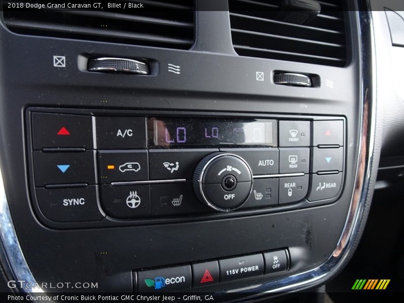 Billet / Black 2018 Dodge Grand Caravan GT