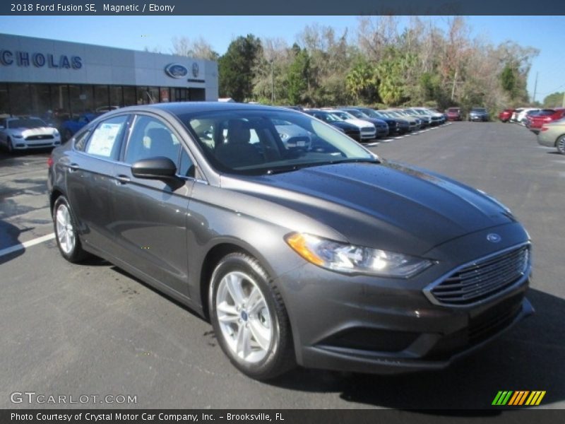 Magnetic / Ebony 2018 Ford Fusion SE
