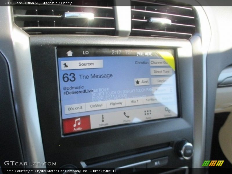 Magnetic / Ebony 2018 Ford Fusion SE