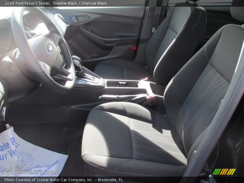 Shadow Black / Charcoal Black 2018 Ford Focus S Sedan