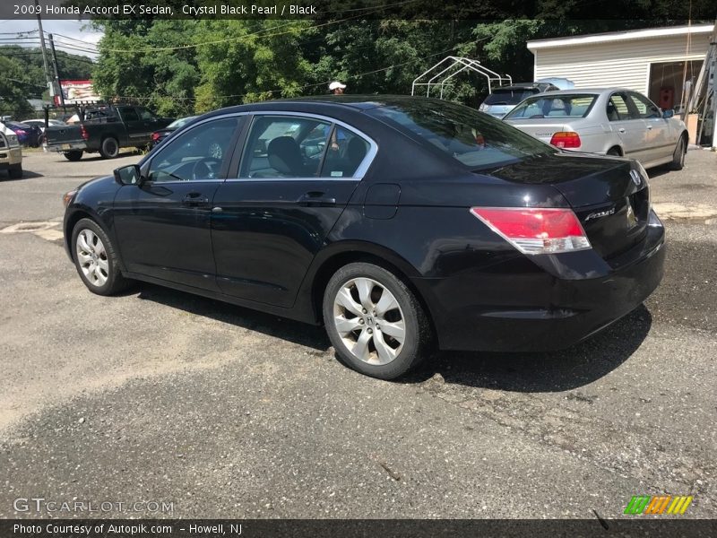 Crystal Black Pearl / Black 2009 Honda Accord EX Sedan