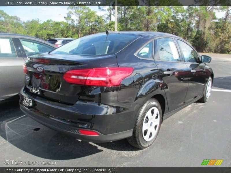 Shadow Black / Charcoal Black 2018 Ford Focus S Sedan