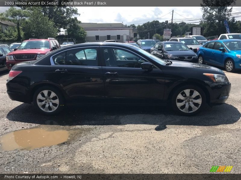Crystal Black Pearl / Black 2009 Honda Accord EX Sedan