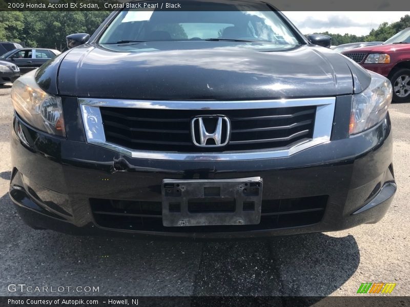 Crystal Black Pearl / Black 2009 Honda Accord EX Sedan