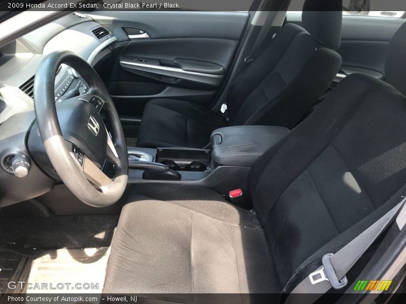 Crystal Black Pearl / Black 2009 Honda Accord EX Sedan