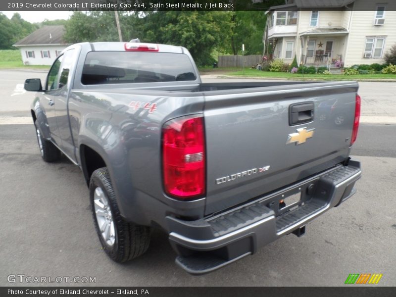 Satin Steel Metallic / Jet Black 2019 Chevrolet Colorado LT Extended Cab 4x4