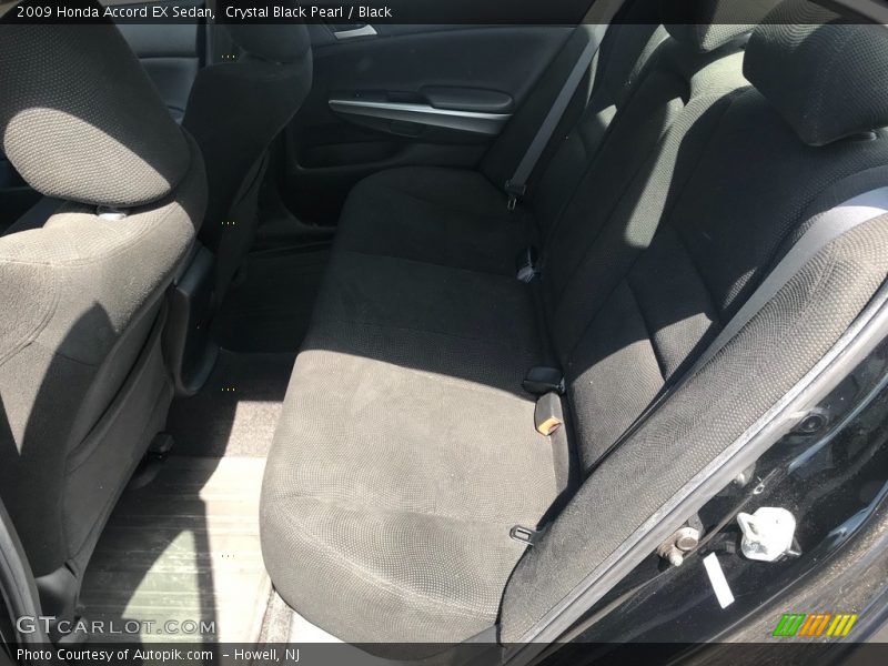 Crystal Black Pearl / Black 2009 Honda Accord EX Sedan