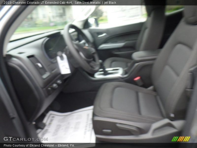 Satin Steel Metallic / Jet Black 2019 Chevrolet Colorado LT Extended Cab 4x4