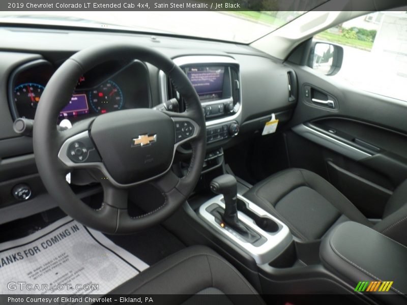 Satin Steel Metallic / Jet Black 2019 Chevrolet Colorado LT Extended Cab 4x4