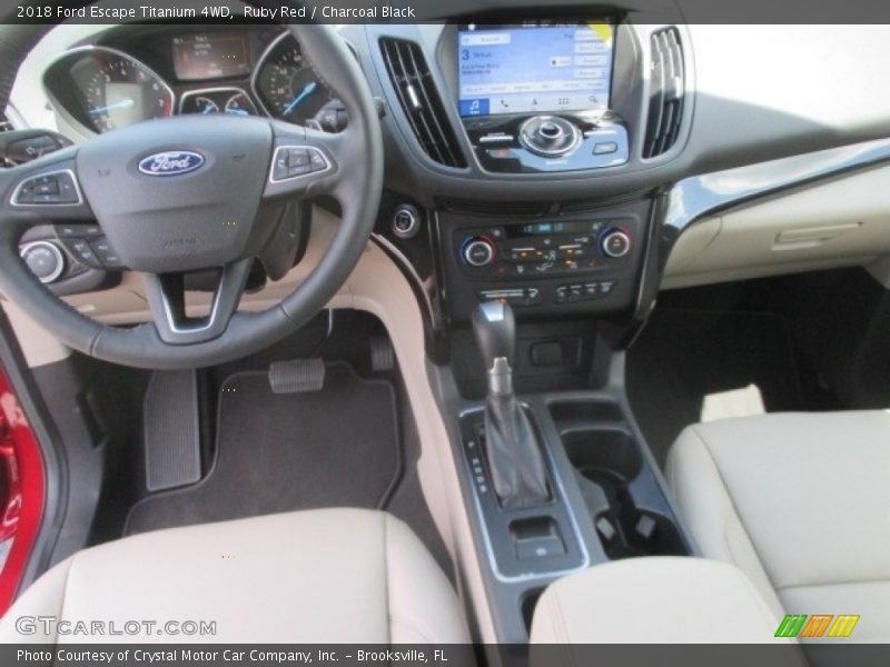 Ruby Red / Charcoal Black 2018 Ford Escape Titanium 4WD