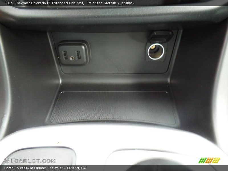 Satin Steel Metallic / Jet Black 2019 Chevrolet Colorado LT Extended Cab 4x4