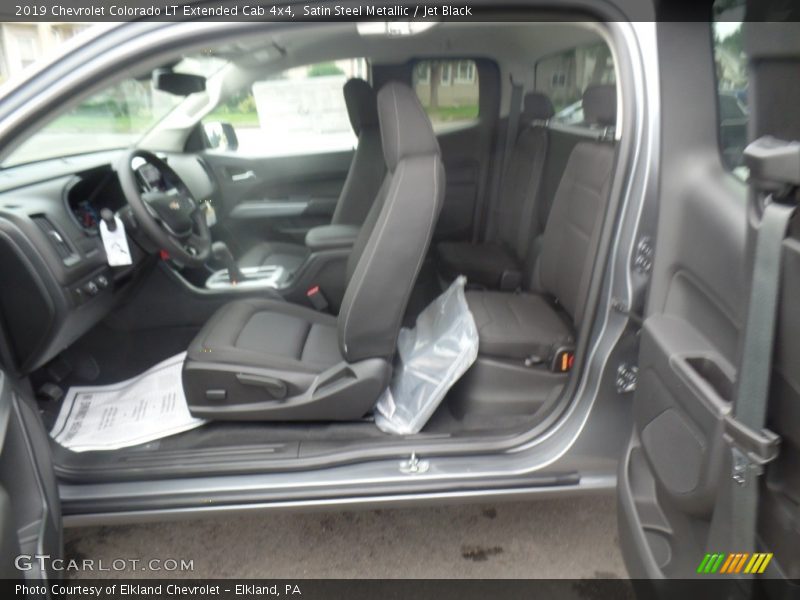 Satin Steel Metallic / Jet Black 2019 Chevrolet Colorado LT Extended Cab 4x4